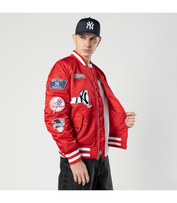 Chaqueta New York Yankees Alpha Industries Rojo