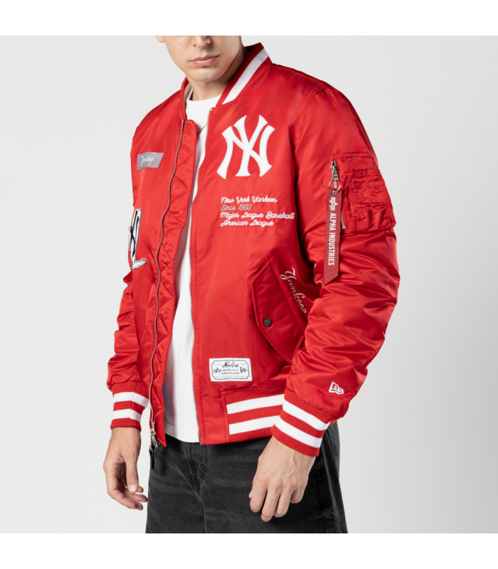 Chaqueta New York Yankees Alpha Industries Rojo