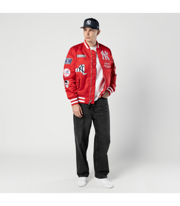 Chaqueta New York Yankees Alpha Industries Rojo