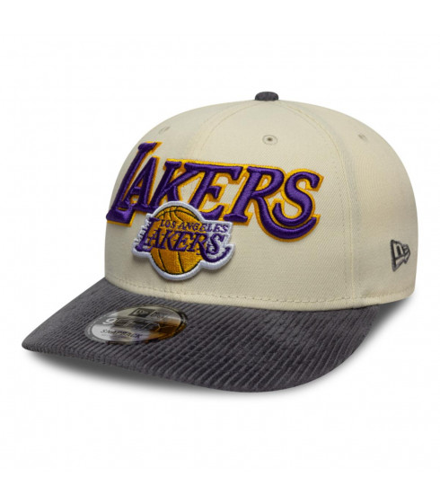 Gorra 9Fifty Los Angeles Lakers Cord Visor Beige