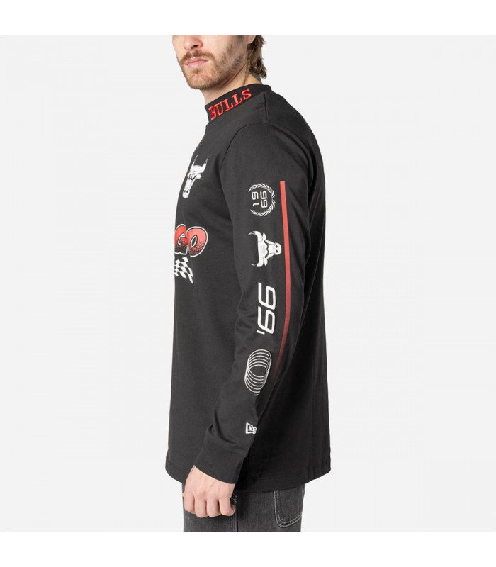 Poleron Chicago Bulls NBA Modern Speed Negro