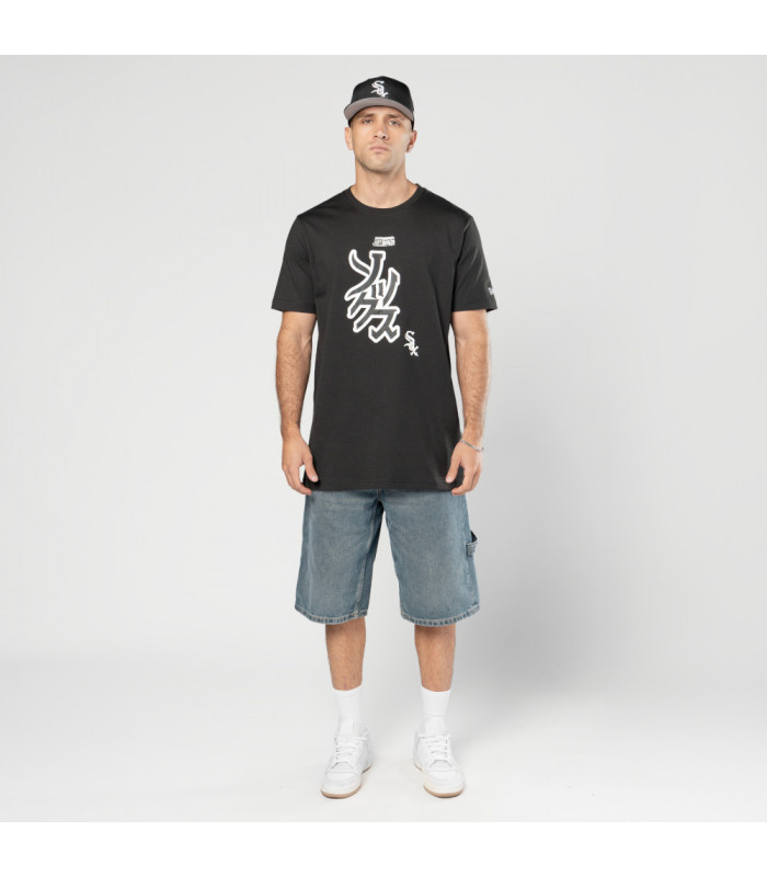 Polera New Era Polera Chicago White Sox Hyperfly X MLB 2025 Negro