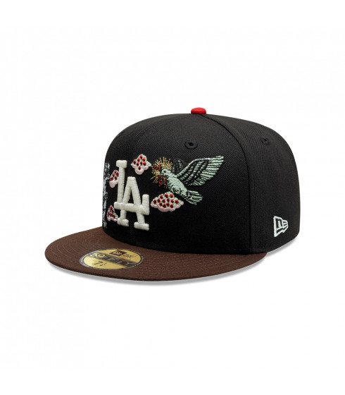 Gorra 59Fifty MLB Los Angeles Dodgers Divine Symbols Negro