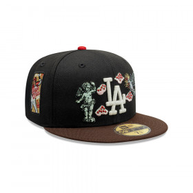Gorra 59Fifty MLB Los Angeles Dodgers Divine Symbols Negro