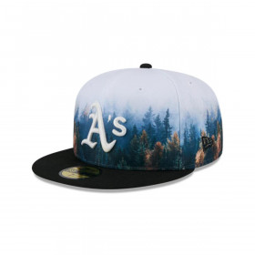 Gorra 59Fifty Oakland Athletics MLB Photoreal Negro