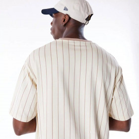 Polera New Era Script Essential Light Beige