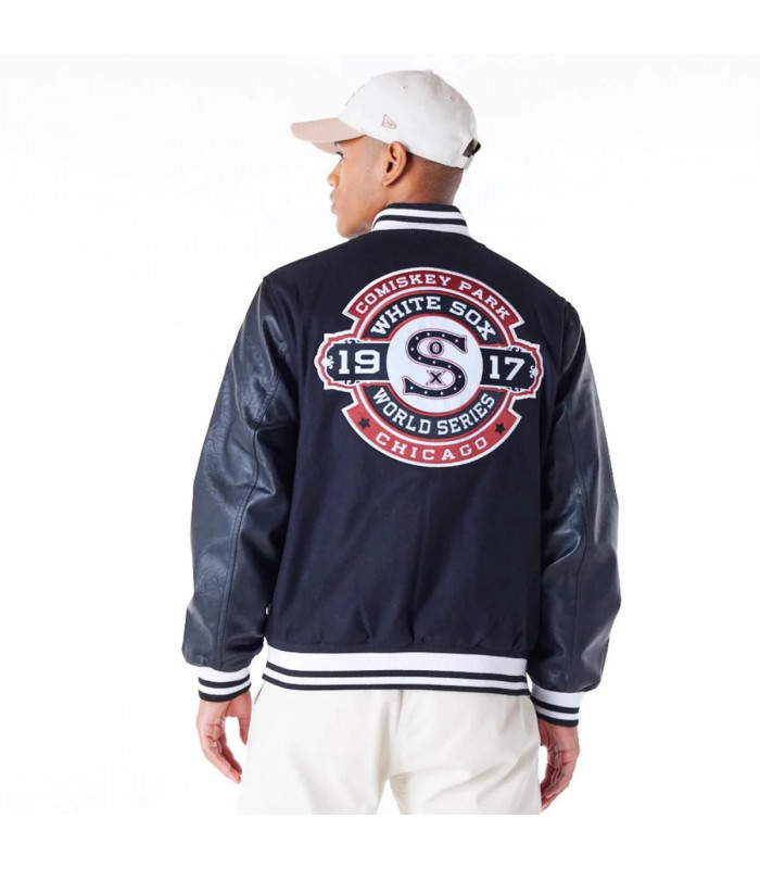 Chaquetas Chicago White Sox MLB Patches Black
