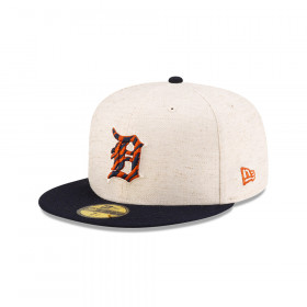 Gorra 59Fifty Detroit Tigers Hemp Natural Blanco