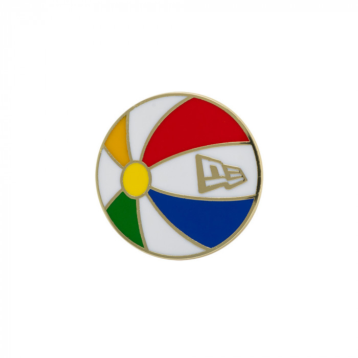 Pin Badge New Era Beachball Dorado