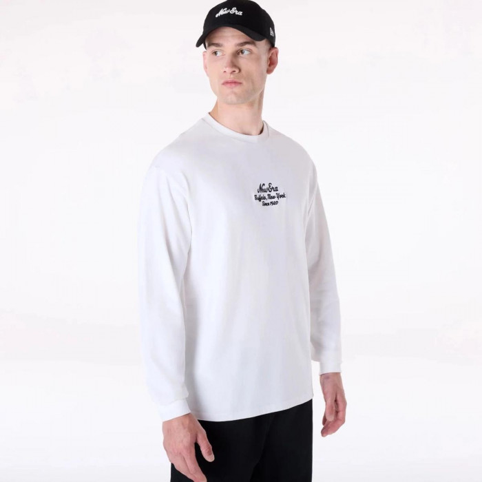 Polera  New Era Floral Graphic New York Blanco