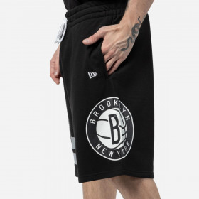 Short Brooklyn Nets Off Court Retro Wordmark Black