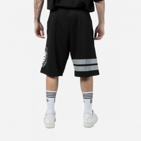 Short Brooklyn Nets Off Court Retro Wordmark Black