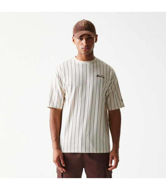 Polo New Era Pinstripe Beige