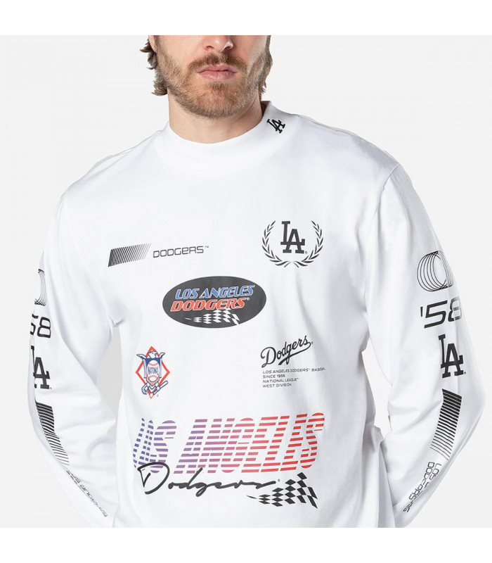 Poleron Los Angeles Dodgers MLB Modern Speed White
