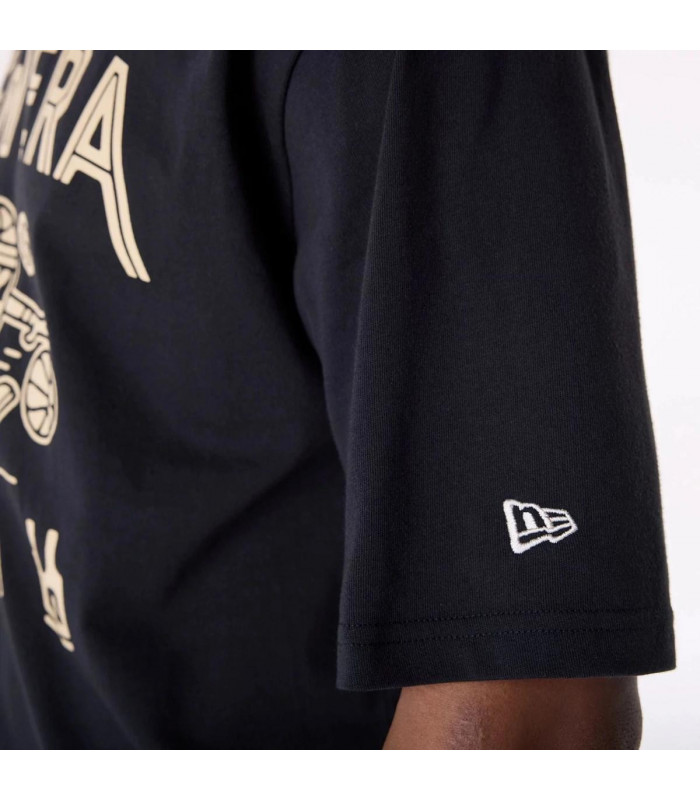 Polera Basketball  Ne Patch Negro New Era