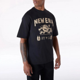 Polera Basketball  Ne Patch Negro New Era