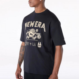 Polera Basketball  Ne Patch Negro New Era