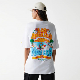 Polera New Era  City Grphc White