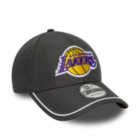 Gorra 9Forty Los Angeles Lakers Piping Gris