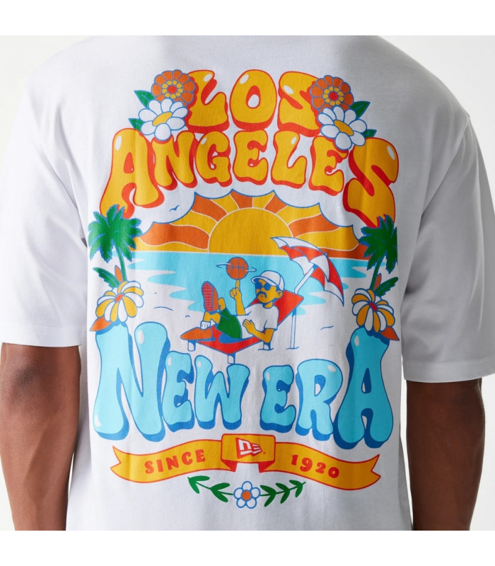 Polera New Era  City Grphc White