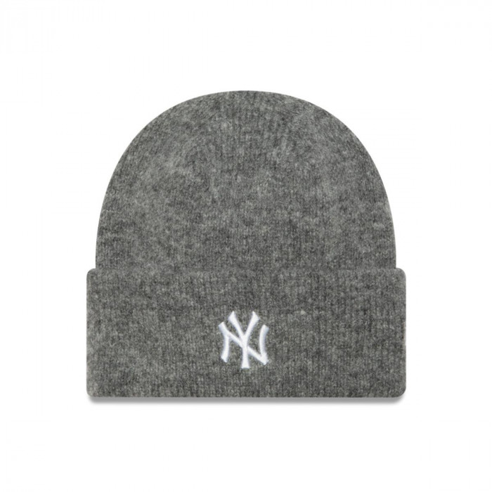 Beanie New York Yankees MLB Wide Cuff Beanie Grey Woman