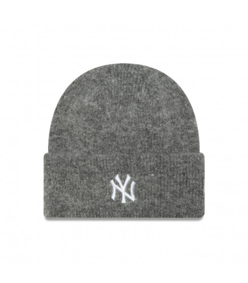 Beanie New York Yankees MLB Wide Cuff Beanie Grey Woman