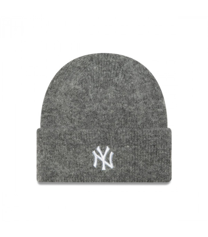 Beanie New York Yankees MLB Wide Cuff Beanie Grey Woman