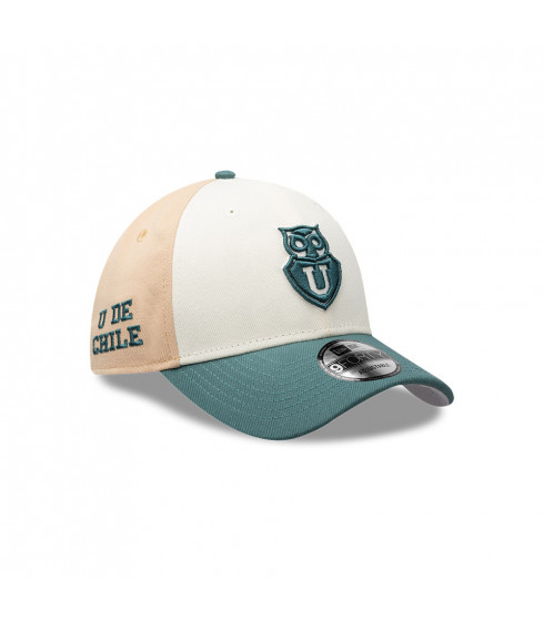 Gorra New Era 9Forty Universidad De Chile Futbol Beige