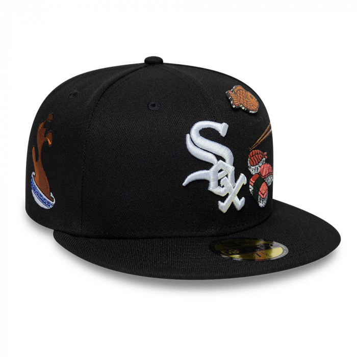 Gorra 59Fifty MLB Chicago White Sox Food Graphic Negro