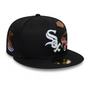 Gorra 59Fifty MLB Chicago White Sox Food Graphic Negro
