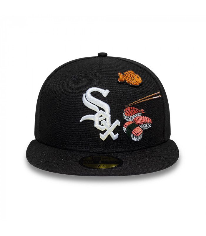 Gorra 59Fifty MLB Chicago White Sox Food Graphic Negro