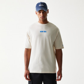 Polera New Era Cap Graphic Beige