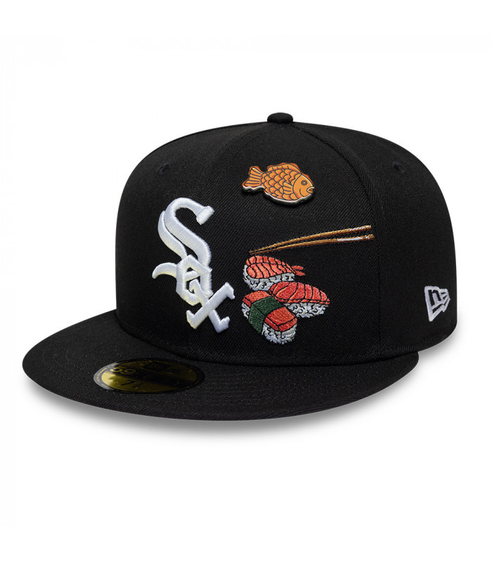 Gorra 59Fifty MLB Chicago White Sox Food Graphic Negro