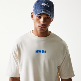 Polera New Era Cap Graphic Beige
