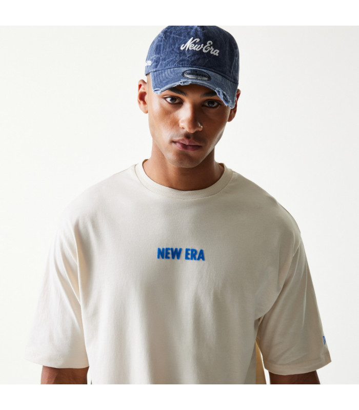Polera New Era Cap Graphic Beige