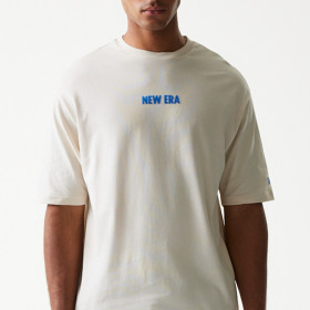 Polera New Era Cap Graphic Beige