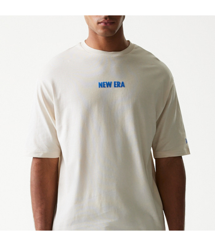 Polera New Era Cap Graphic Beige