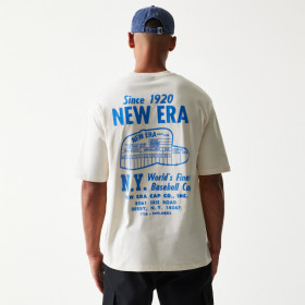 Polera New Era Cap Graphic Beige