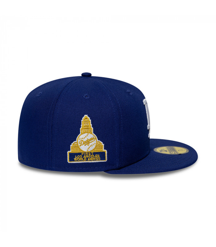 Gorra 59Fifty MLB Los Angeles Dodgers Side Patch Azul Marino