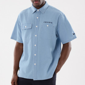 Polera T-Shirt Korea Originators Chambray Azul