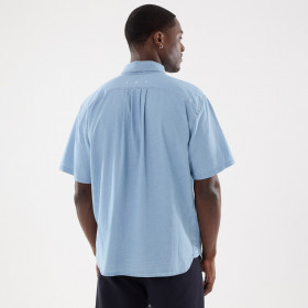 Polera T-Shirt Korea Originators Chambray Azul