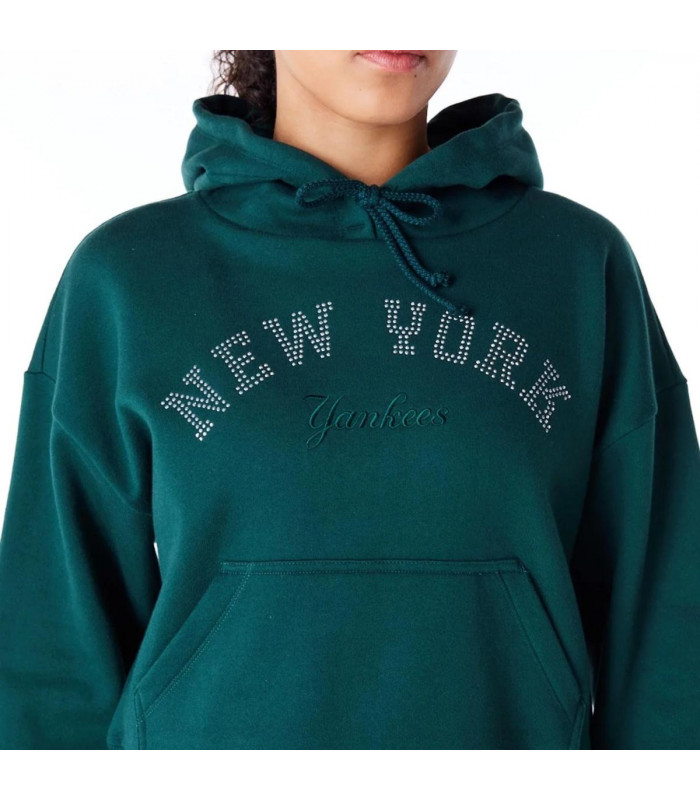 Polerón  New York Yankees MLB Diamante Verde Woman