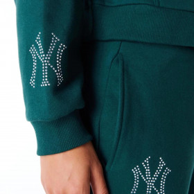 Polerón  New York Yankees MLB Diamante Verde Woman