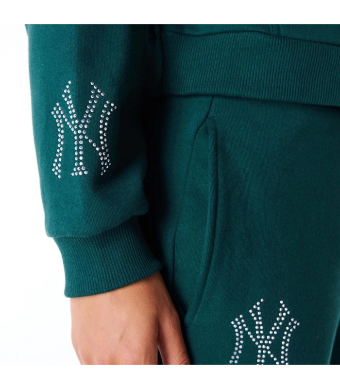 Polerón  New York Yankees MLB Diamante Verde Woman