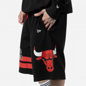 Short Chicago Bulls Off Court Retro Wordmark Black