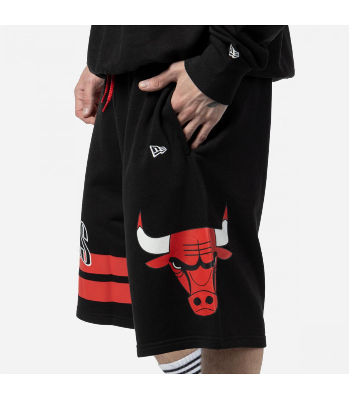 Short Chicago Bulls Off Court Retro Wordmark Black