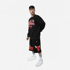 Short Chicago Bulls Off Court Retro Wordmark Black