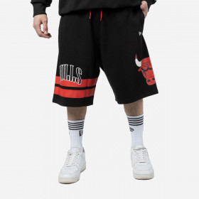 Short Chicago Bulls Off Court Retro Wordmark Black
