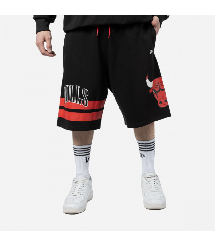 Short Chicago Bulls Off Court Retro Wordmark Black