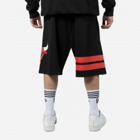 Short Chicago Bulls Off Court Retro Wordmark Black